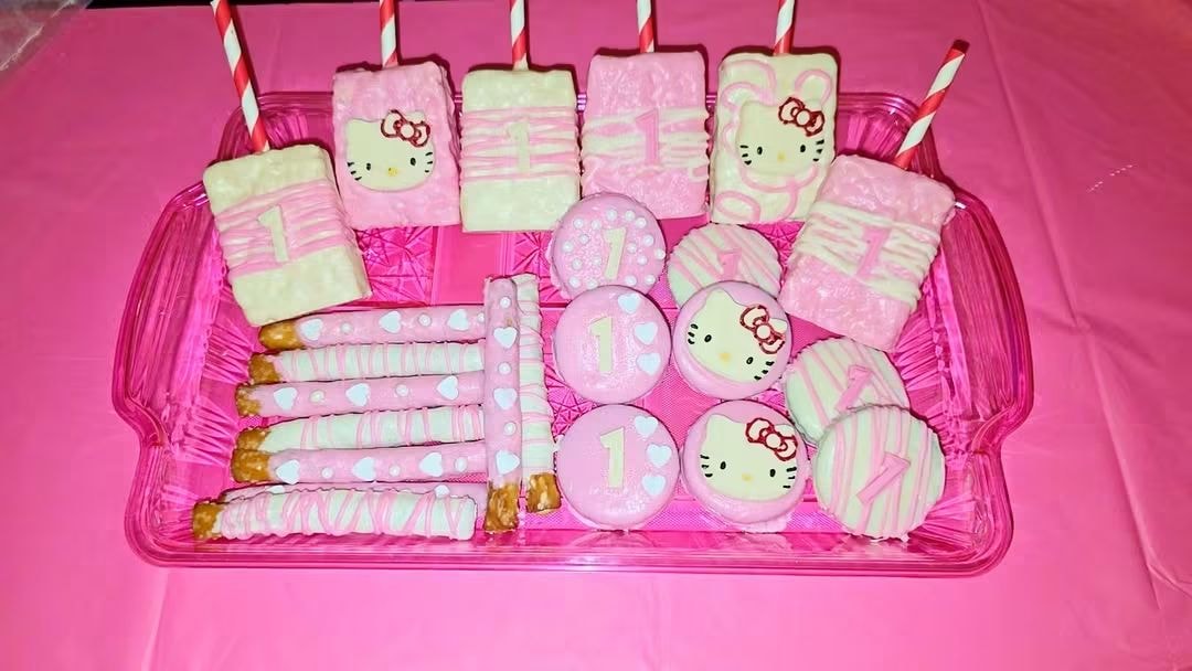 Custom decorated desserts and sweet treats